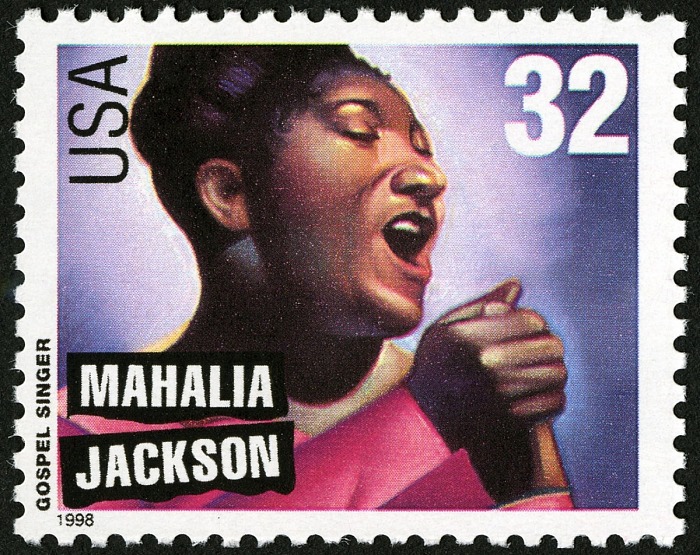 Mahalia Jackson postage stamp